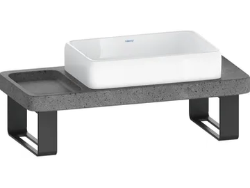 QATEGO - Lava stone washbasin countertop / washbasin by Duravit