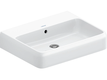 QATEGO - Single ceramic washbasin with overflow by Duravit