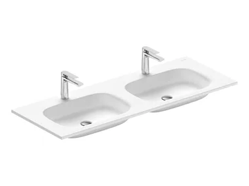 SIVIDA - Double inset composite material washbasin by Duravit