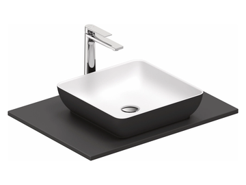SIVIDA - Single composite material washbasin countertop by Duravit