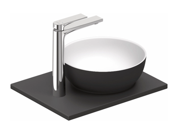 SIVIDA - Single composite material washbasin countertop by Duravit