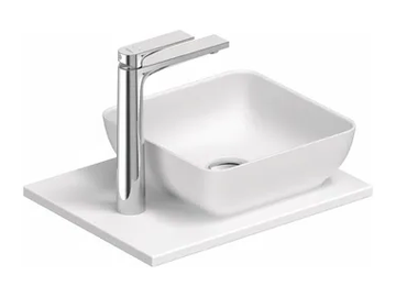 SIVIDA - Single composite material washbasin countertop by Duravit