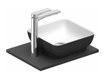 SIVIDA - Single composite material washbasin countertop by Duravit
