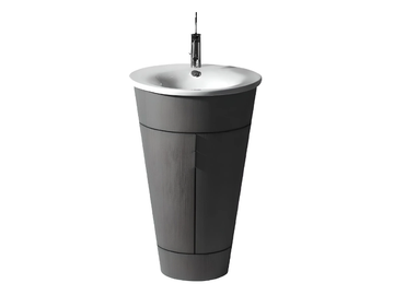 STARCK 1 - Round ceramic washbasin by Duravit
