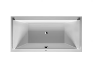 STARCK - Rectangular acrylic bathtub by Duravit