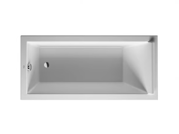 STARCK - Rectangular acrylic bathtub by Duravit