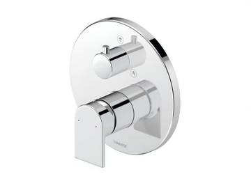 TULUM - 2 hole Recessed shower mixer with diverter by Duravit