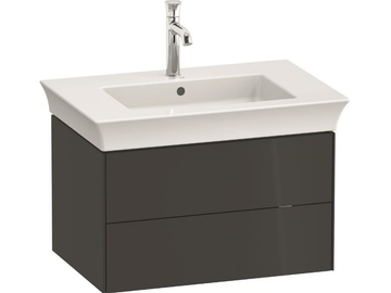WHITE TULIP WT4341 / WT4342 - Single wall-mounted wooden vanity unit with drawers by Duravit