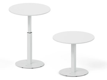 COMPLEMENTS - Height-adjustable round metal table by DVO