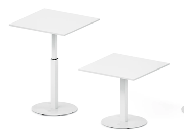 COMPLEMENTS - Height-adjustable square metal table by DVO
