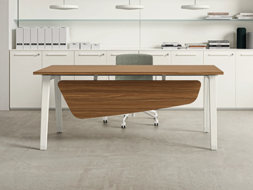 E-PLACE - Sectional metal and melamine office desk by DVO