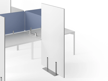 FRONTAL PANELS&SCREENS - Melamine office screen / office whiteboard by DVO
