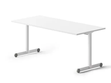 OSLO - Rectangular melamine office desk by DVO