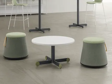 OSLO - Round melamine side table by DVO
