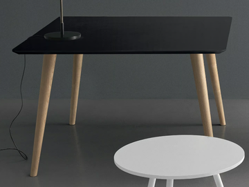 Square table - Square melamine dining table by DVO