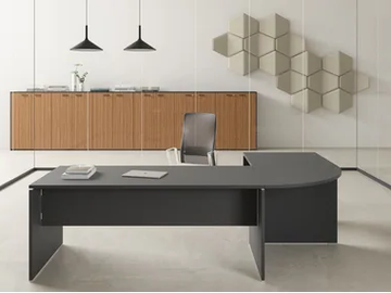 TREKO - L-shaped sectional melamine office desk by DVO