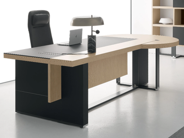 VIGO - Sectional rectangular melamine office desk by DVO