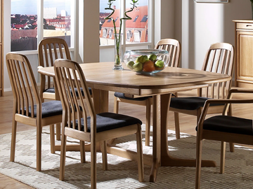 9244B/2 - Wooden table by Dyrlund