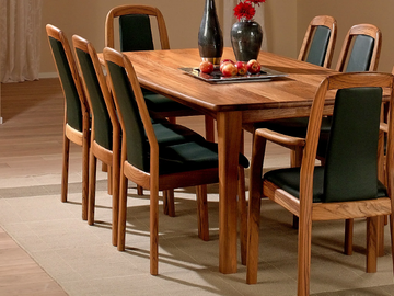 9248 - Rectangular wooden table by Dyrlund