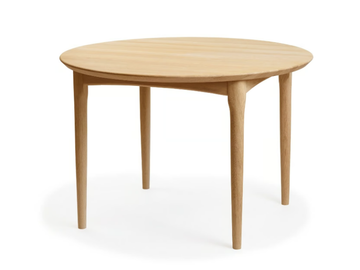A9274E - Extending round wooden dining table by Dyrlund