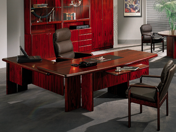 COMMODORE - Rosewood executive desk by Dyrlund