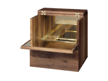 ARAQ - Wooden bar cabinet by E15