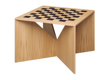CALVERT CHESS - Oak coffee table game by E15
