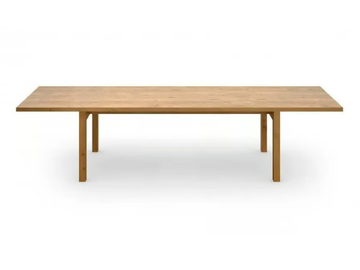 GALERIE - Rectangular oak table by E15