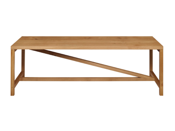 PLATZ - Rectangular wooden table by E15