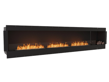 FLEX 140SS BXL - Bioethanol steel Fireplace insert with Panoramic Glass by EcoSmart Fire