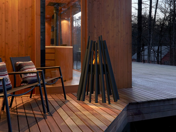 STIX 8 - Bioethanol central outdoor fireplace by EcoSmart Fire