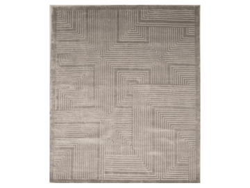 ARMSTRONG GYPSE - Rectangular handmade silk rug with geometric shapes by Edition Bougainville