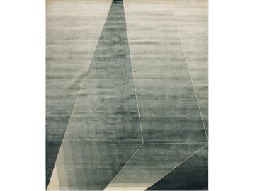 BEAM JADE - Rectangular handmade silk rug by Edition Bougainville