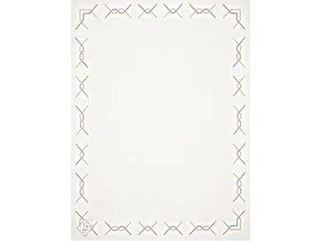 DELANO TWILL - Rectangular wool and silk rug with geometric shapes by Edition Bougainville