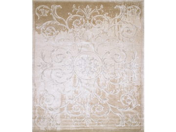 EVRARD ARTY BEIGE - Rectangular handmade silk rug by Edition Bougainville