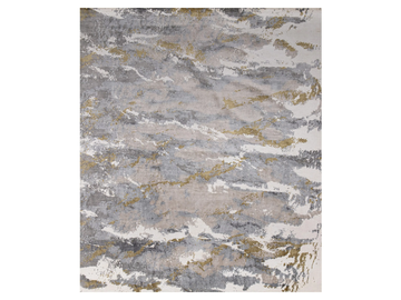 KORO BLAZE - Rectangular handmade silk rug by Edition Bougainville