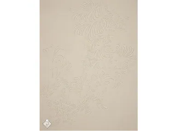LEAVES RICE - Rectangular wool rug by Edition Bougainville