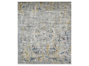 LULLY CYTISUS - Rectangular handmade silk rug by Edition Bougainville