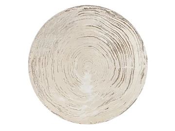 RINGS SANDCASTLE - Round wool and silk rug by Edition Bougainville