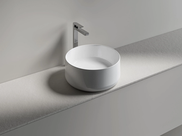 DEMETRA 40 - Round countertop washbasin by Edoné by Agorà