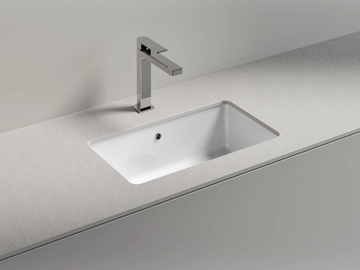 GEA 60 - Rectangular undermount washbasin by Edoné by Agorà