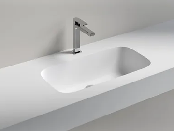 SIRIO CONSOLLE - Corian® washbasin by Edoné by Agorà