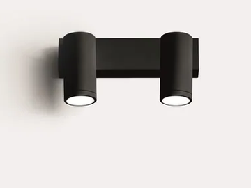 NEWTON DUE - LED wall-mounted adjustable spotlight by EGOLUCE