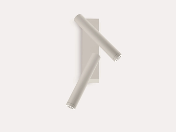 NEWTON SLIM DUE - LED multiple adjustable spotlight by EGOLUCE