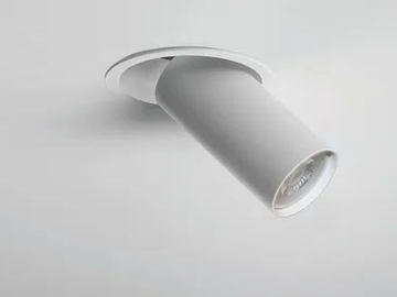 NEWTON SPOT EASY - LED semi-inset round aluminium spotlight by EGOLUCE