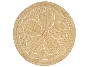 AMAPOLA - Round handmade jute rug by Élitis