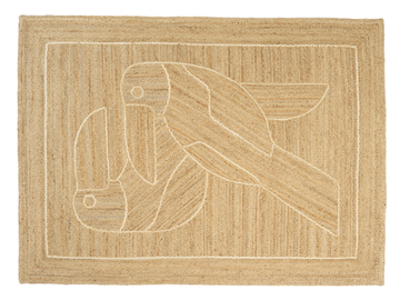 DIEGO ET FRIDA - Handmade jute rug by Élitis