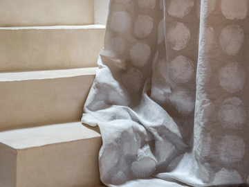 ÉPHÉMÈRE - FULL MOON - Dotted linen fabric by Élitis