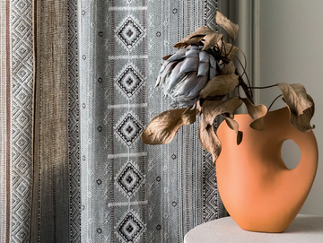 ESCALE - ECHAPPÈ - Embroidered fabric by Élitis