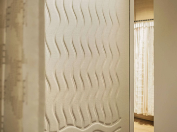 FORMS - WAVE LIN - Linen wall fabric by Élitis